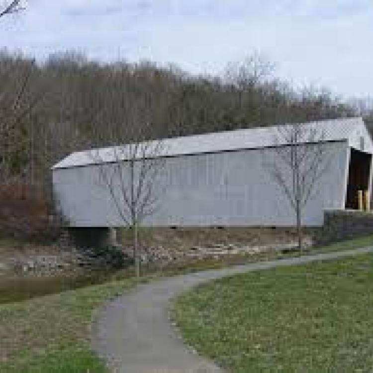  Walcott Covered Bridge in Brooksville, KY